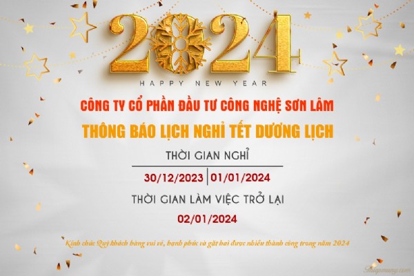 Lịch nghỉ Tết dương lịch 2024